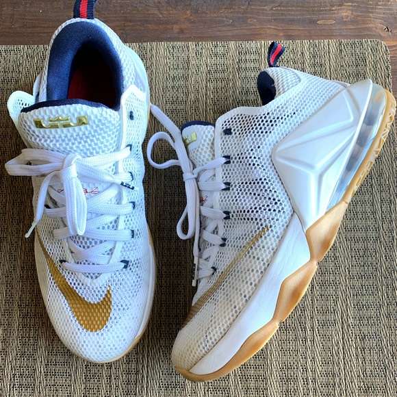 NIKE LEBRON XII Mens 8.5 Sneaker 724557-174 - Picture 2 of 10